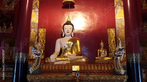 Photography Wat Hua Klang Buddha statue,Nan Thailand