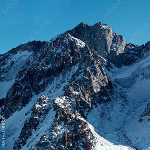 Winter walk in mountains of Zailiysky Ala Tau