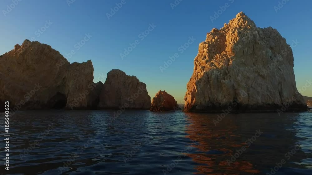 boating in Cabo during sunset boating in Cabo during sunset