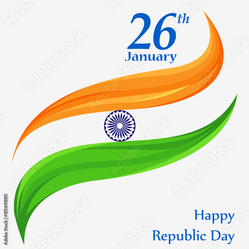 26 January Happy Republic Day of India background