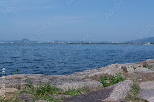 The Bridge in Lake Biwa