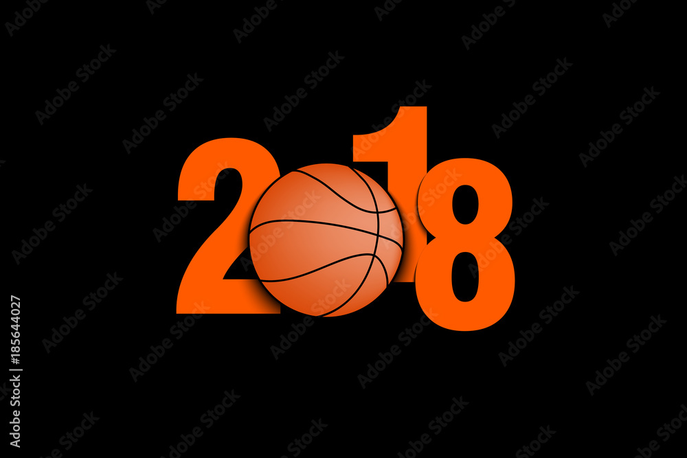Basketball and New Year numbers 2018
