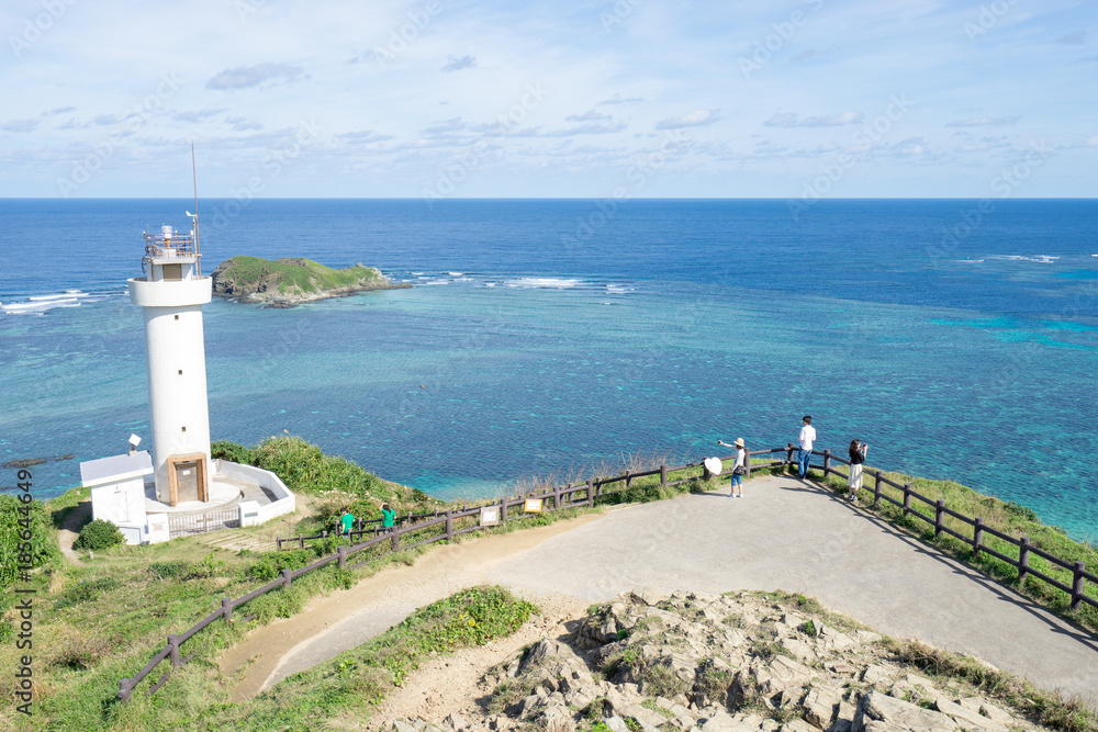 石垣島・平久保崎灯台の風景