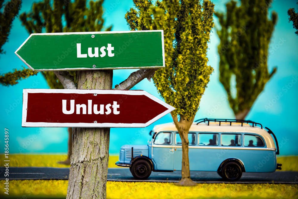Fototapeta premium Schild 308 - Lust