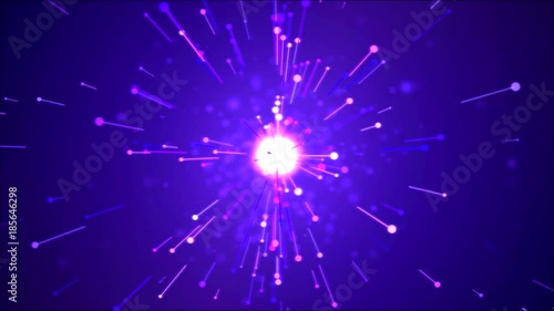 Wallpaper Mural Bright Particle Emitting Light Effect Animation - Loop Violet Torontodigital.ca