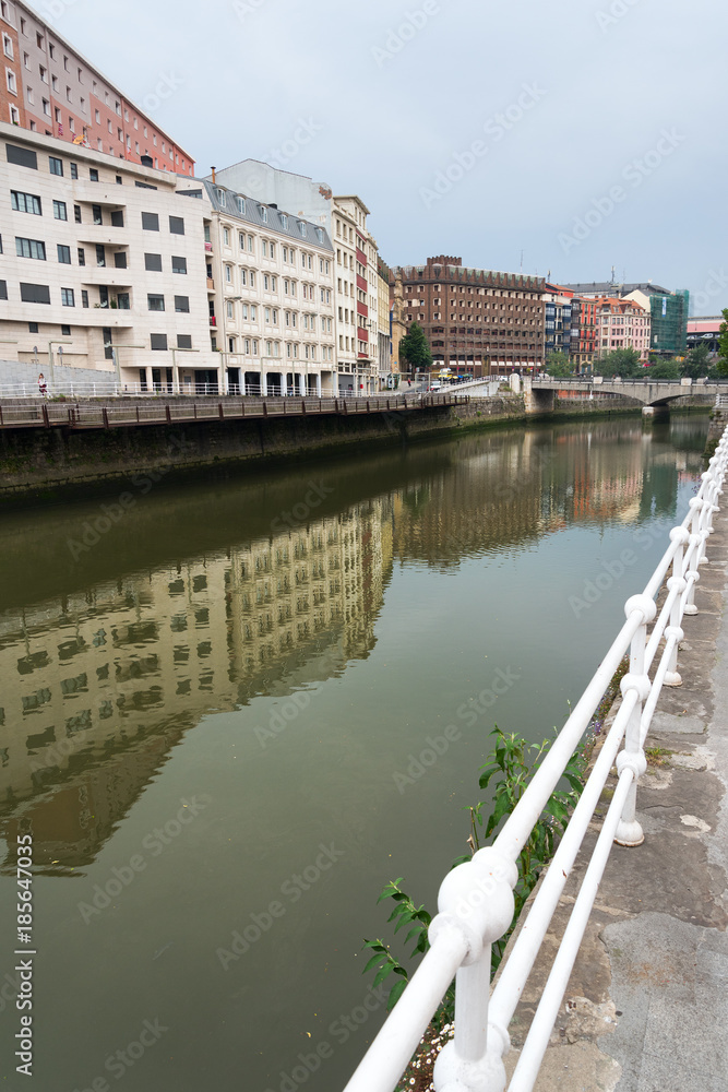 Fototapeta premium Bilbao downtown, Spain.
