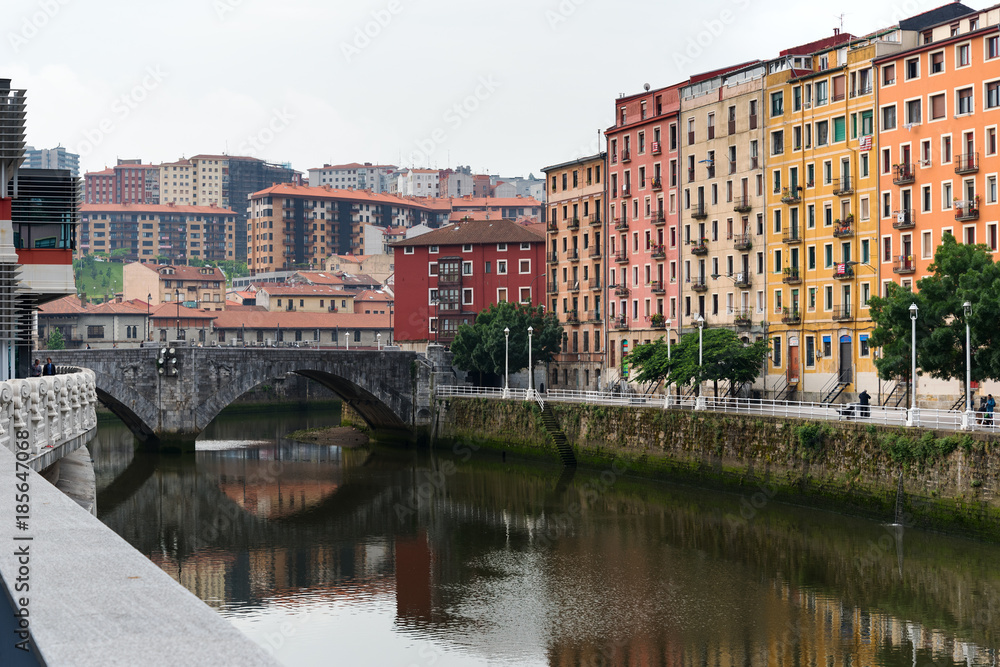 Bilbao downtown, Spain.