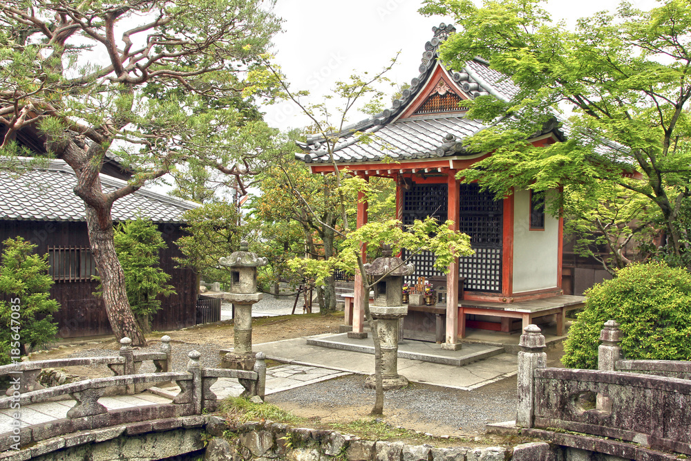 Temple garden in Kyoto