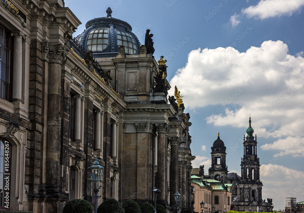 Dresden old town architecture, Germany
