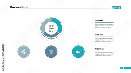Organization structure slide template