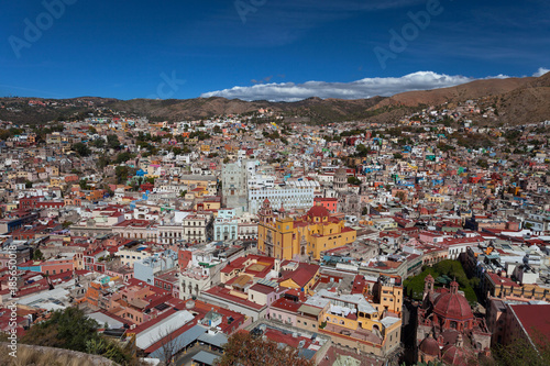 City Landscape Of Colorful Colonial Guanajuato In Mexico © studioloco