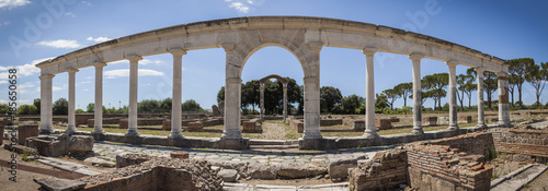 Roman ruins in Minturno, Italy.