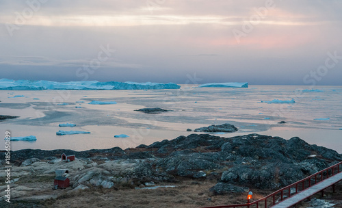 Ilulissat Isfjord by Dusk photo