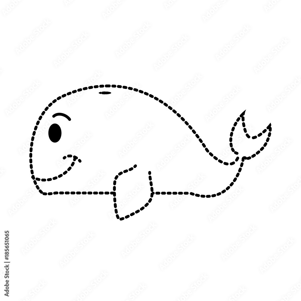 Whale cartoon isolated icon vector illustration graphic design Whale cartoon isolated icon vector illustration graphic design
