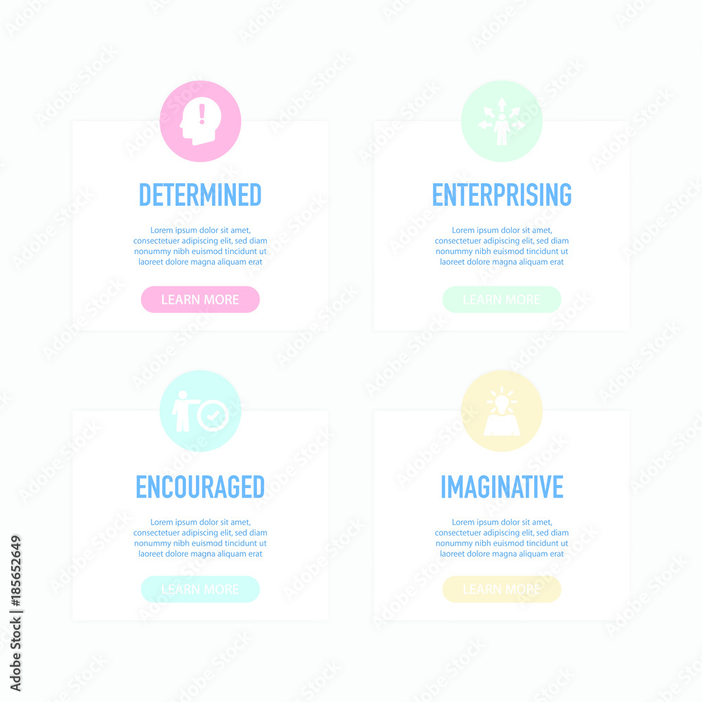 Think Positive Concept Think Positive Concept