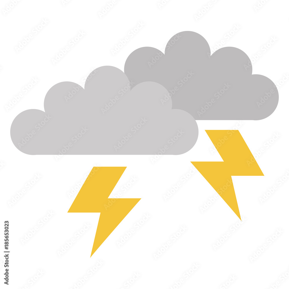 clouds storm electric icon vector illustration design clouds storm electric icon vector illustration design