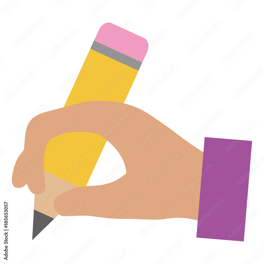 hand human writing icon vector illustration design hand human writing icon vector illustration design