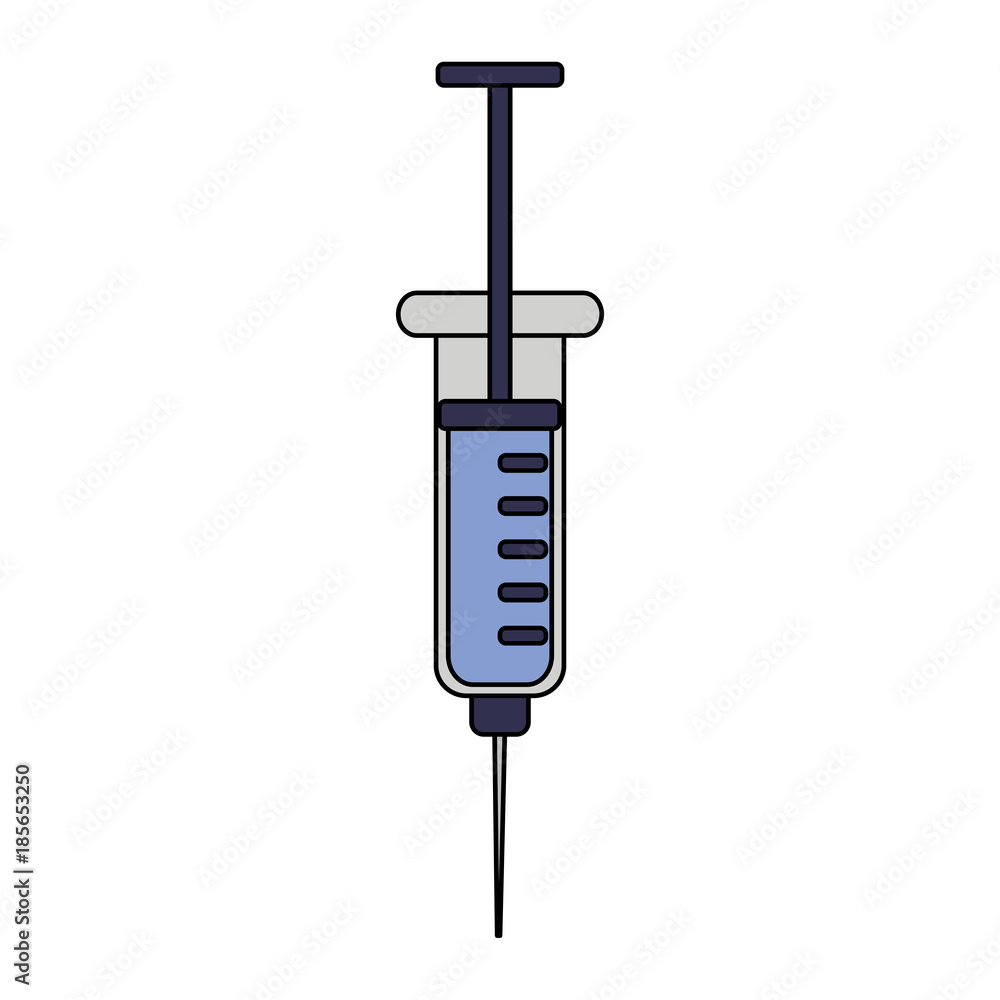 syringe medical equipment healthcare icon vector illustration syringe medical equipment healthcare icon vector illustration