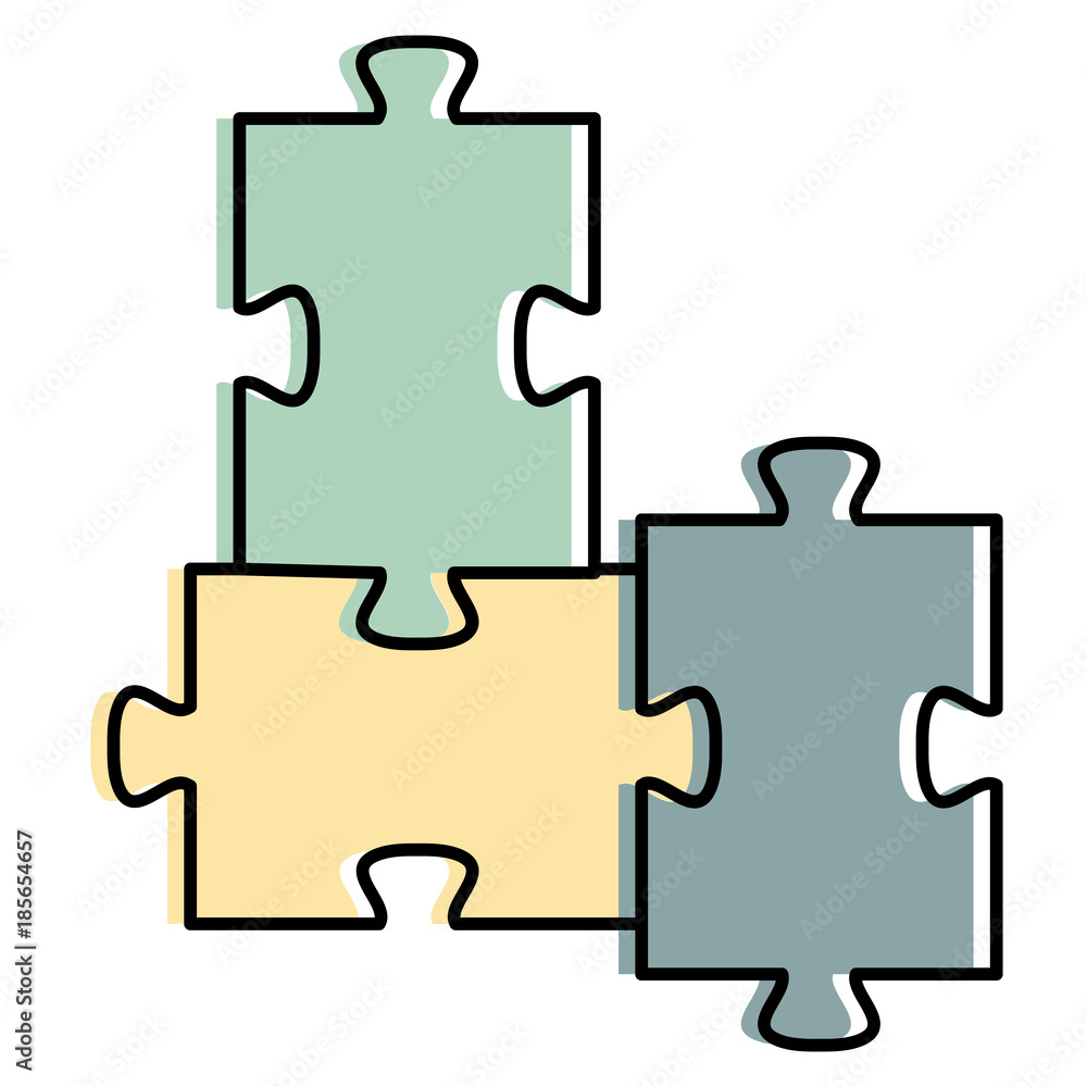 puzzle pieces isolated icon vector illustration design puzzle pieces isolated icon vector illustration design