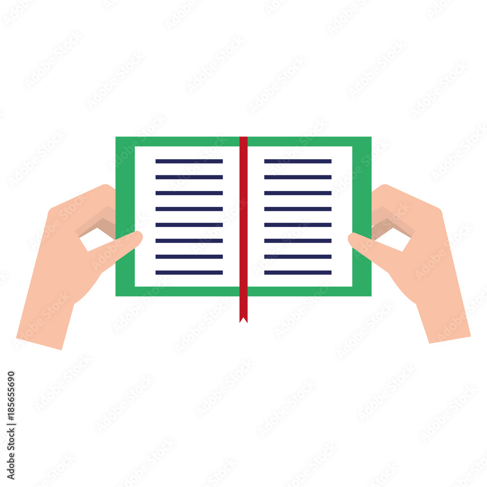 hands with book icon vector illustration design hands with book icon vector illustration design