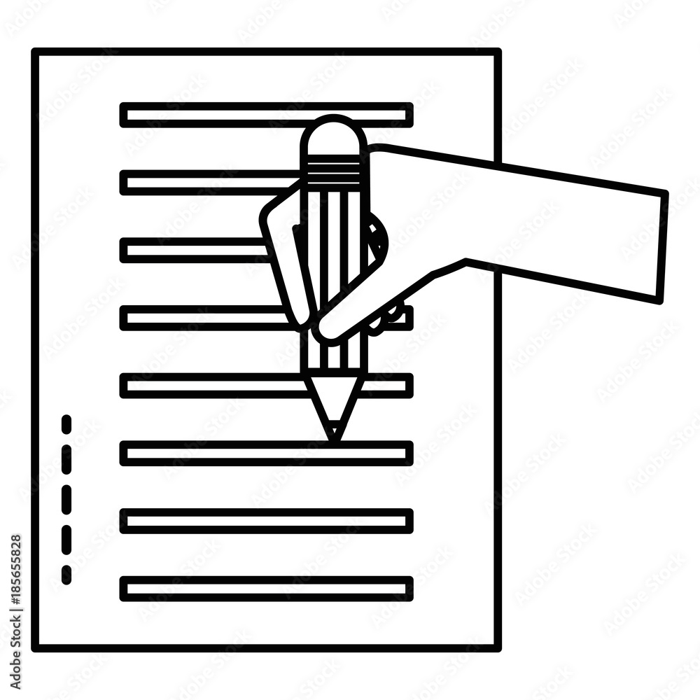 hand human writing icon vector illustration design hand human writing icon vector illustration design