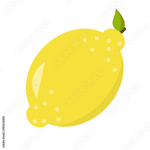 Zitrone Icon Flat Design