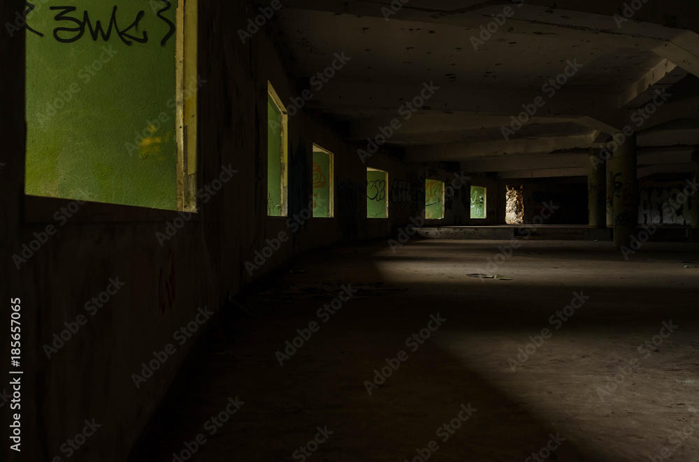 Abandoned commercial space
