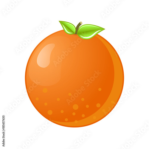 Orange Flat Design Icon