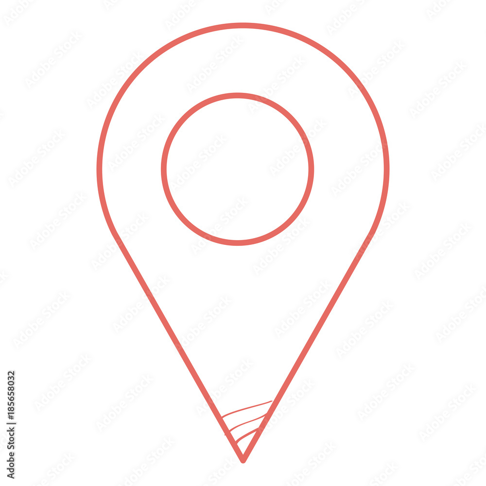 pin pointer location icon vector illustration design pin pointer location icon vector illustration design