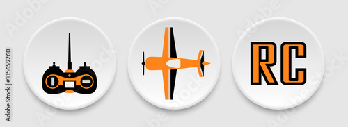 RC plane icons