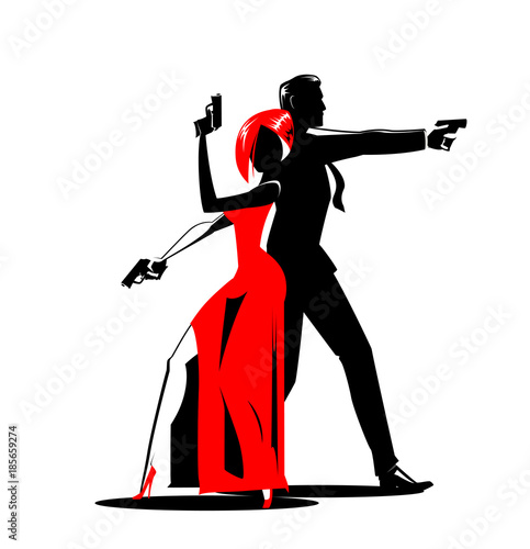 Team of secret agents