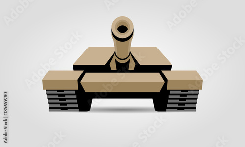 Tank front view