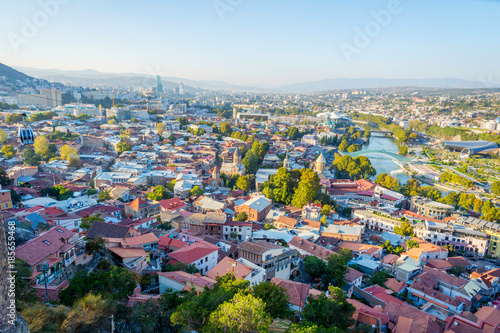 View over Tbilisi skyline, Georgia