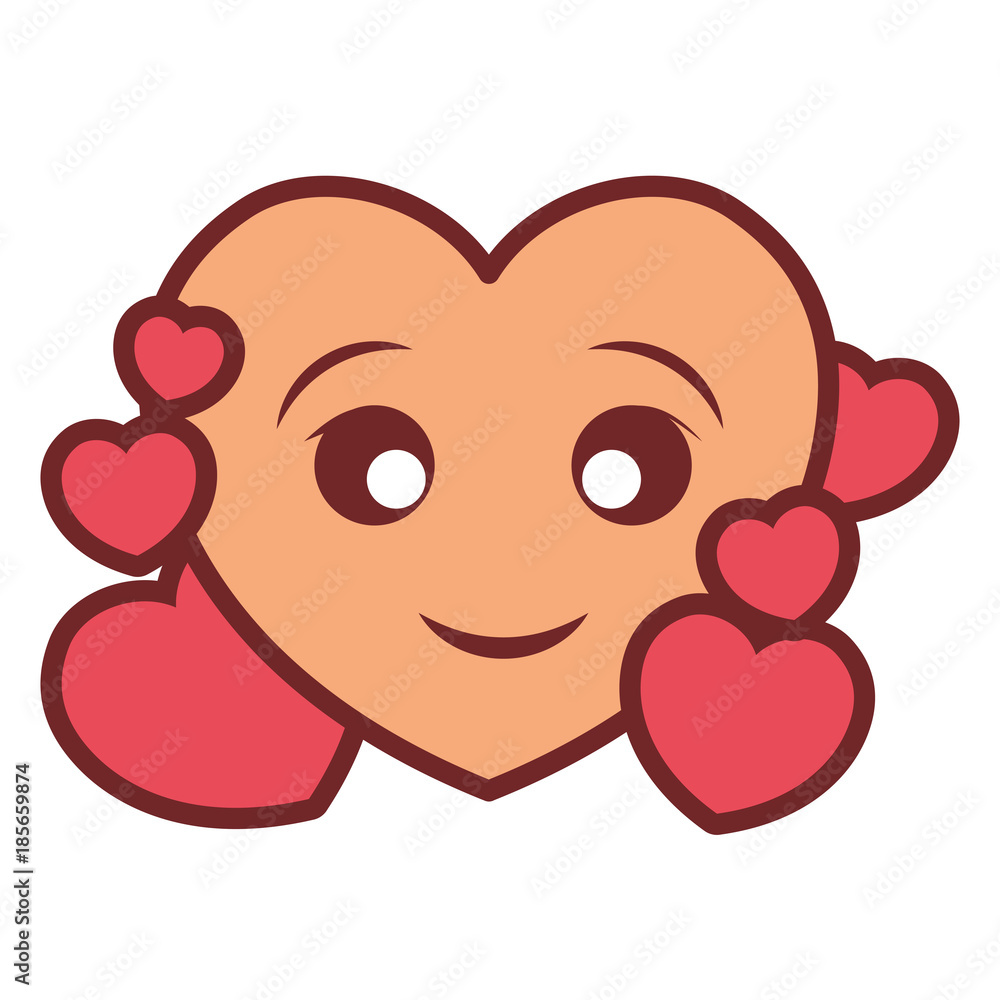 kawaii hearts design concept kawaii hearts design concept