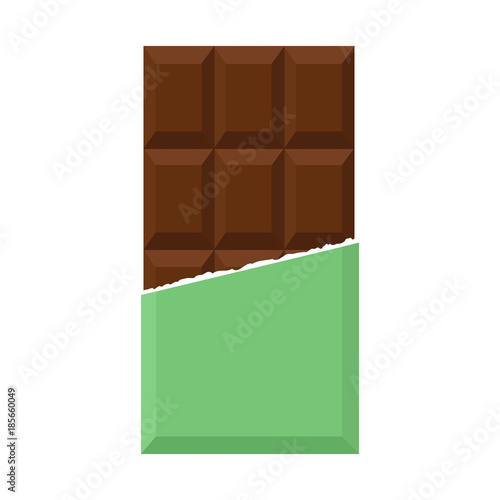 Tafel Schokolade Flat Design Icon