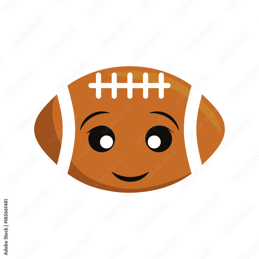 Fototapeta premium american football ball vector illustration