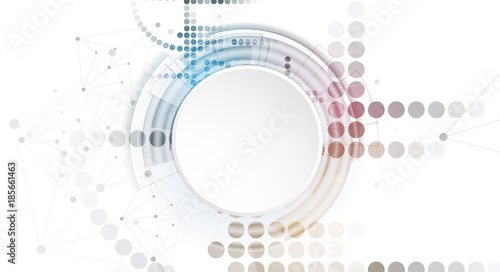 Neural network concept. Connected cells with links. High technology process. Abstract background
