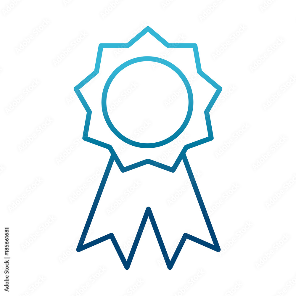 Award ribbon symbol icon vector illustration  graphic  design