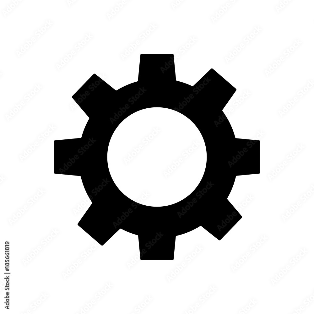 technical gear setting technology icon vector illustration  pictogram image