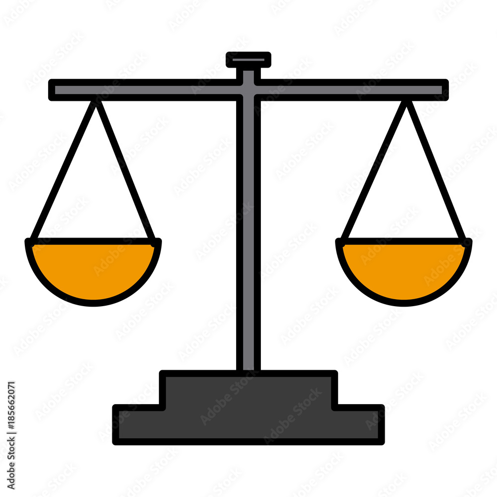 Balance justice symbol icon vector illustration graphic design Balance justice symbol icon vector illustration graphic design