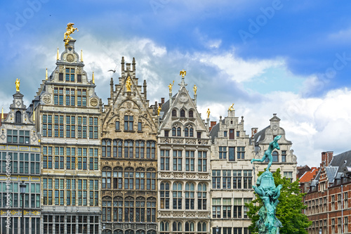 Antwerp main square in Flanders, Belgium