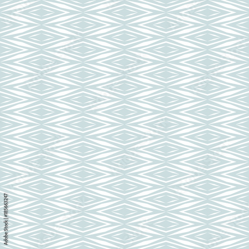  Abstract geometric pattern with  rhombuses. A seamless vector background. Blue and white graphic pattern.
