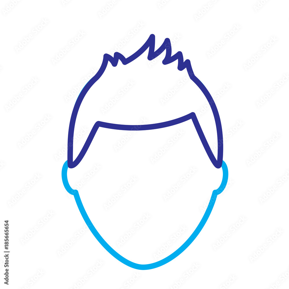 default male avatar man profile picture icon vector illustration blue purple line image default male avatar man profile picture icon vector illustration blue purple line image