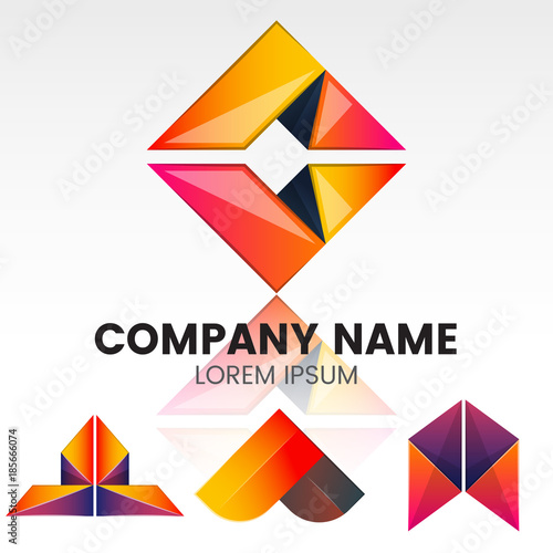 Free Download Modern Minimal Vector Logo for banner - GFXLoad