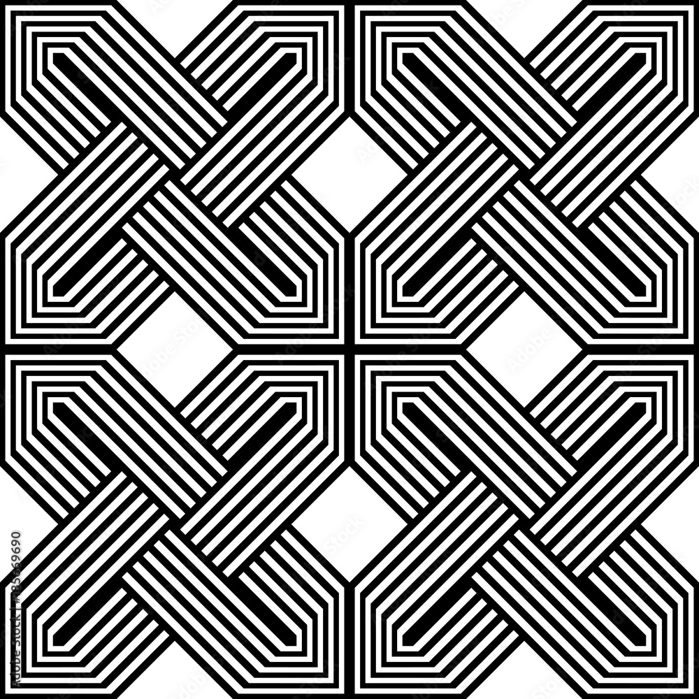 Design seamless monochrome geometric pattern Design seamless monochrome geometric pattern
