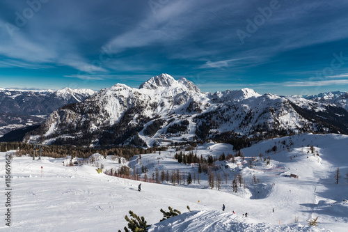 Skiing At Nassfeld Carinthia Austria