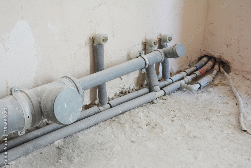 Installing the Plumbing for a bathroom sink drain stopper. Replacing