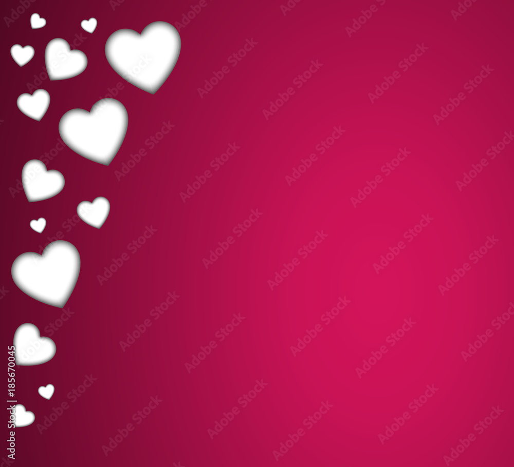 Valentines paper hearts Valentines paper hearts