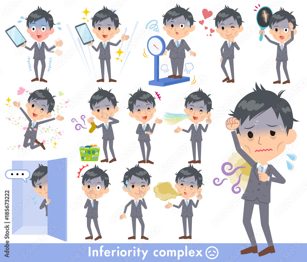 Gray Suit Businessman Bad condition_complex Gray Suit Businessman Bad condition_complex