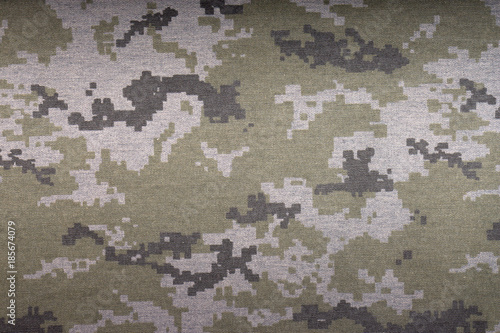 Gray camouflage fabric texture background